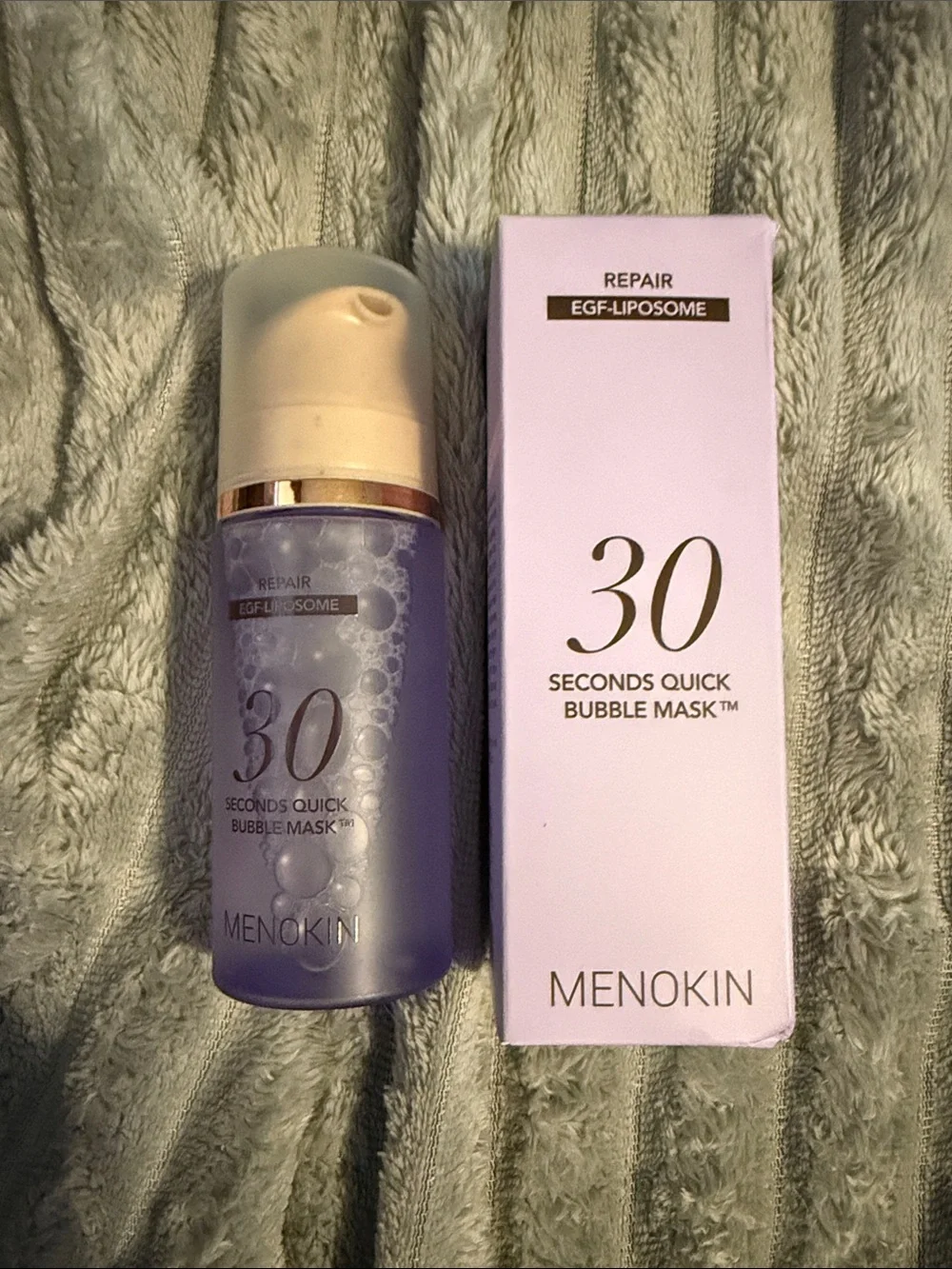 Menokin 30 Seconds Quick Bubble Mask - Lavender Repair Foam Mask
